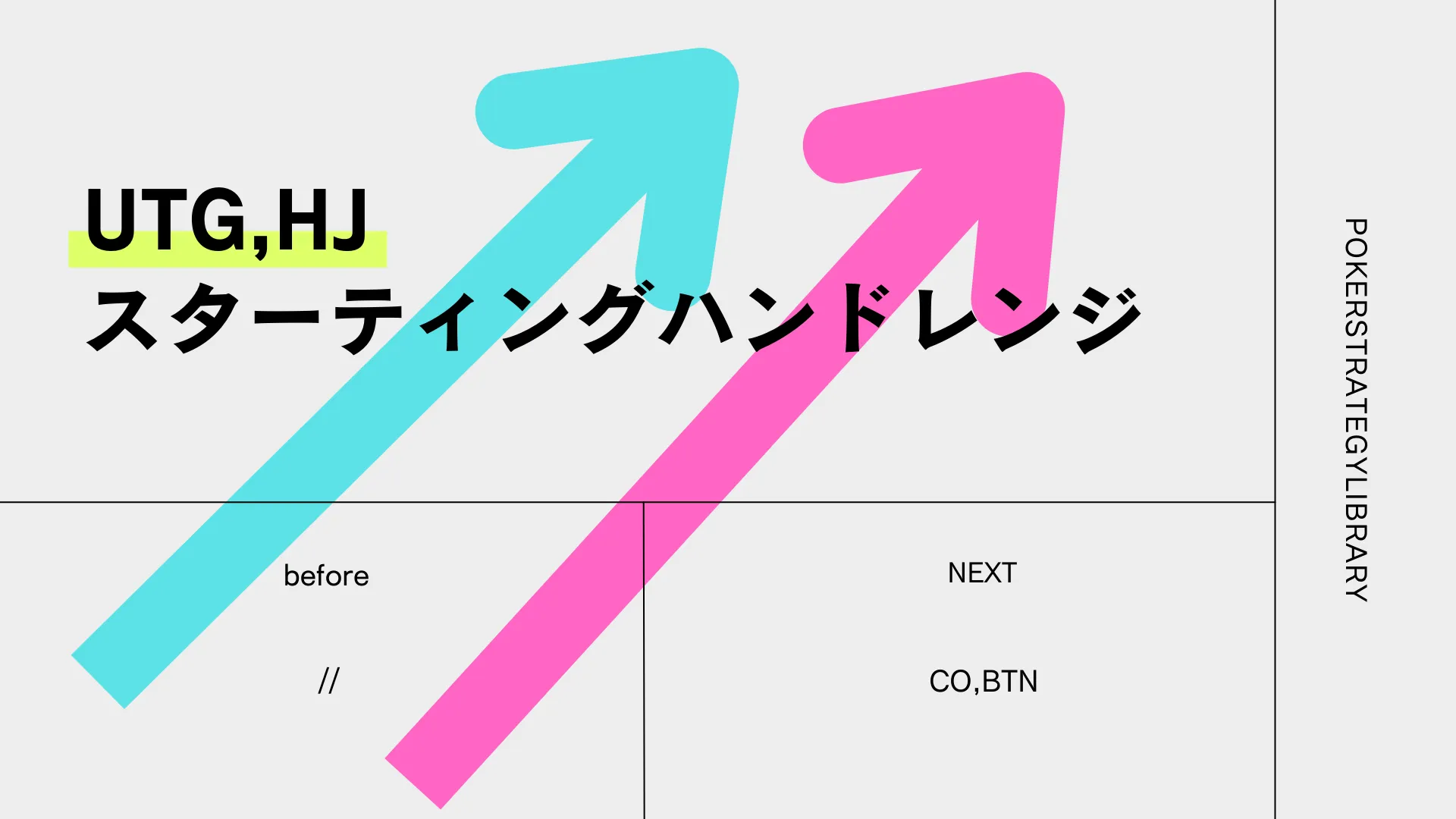 UTGHJのスターティングハンドレンジ